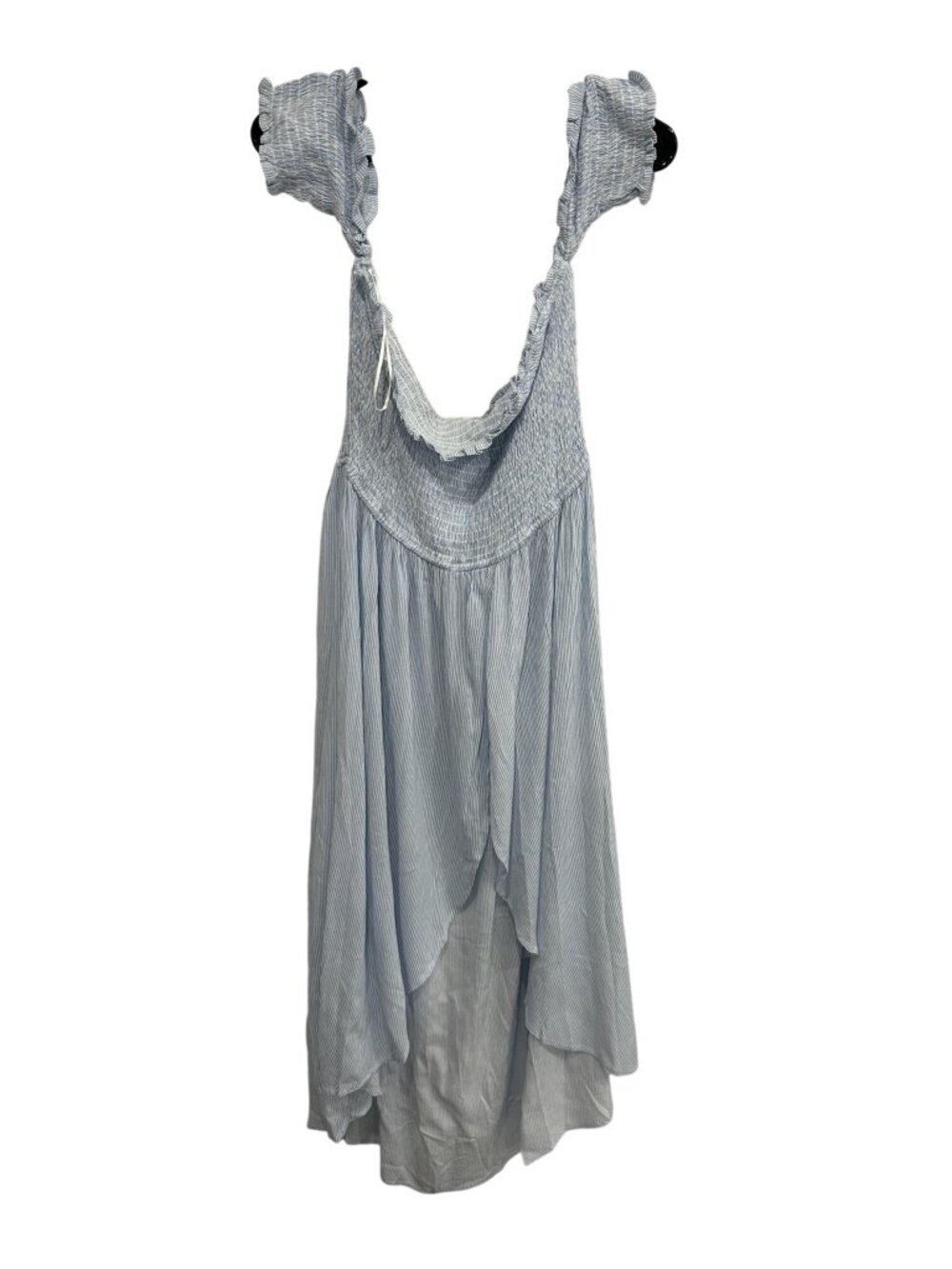 Goa Beachwear by Japna Striped Swim Cover Dress Blue White Sz XL Coastal NEW